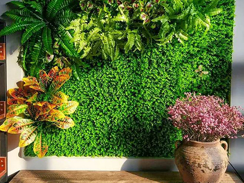 How much do you know about the advantages of indoor simulated plant walls?